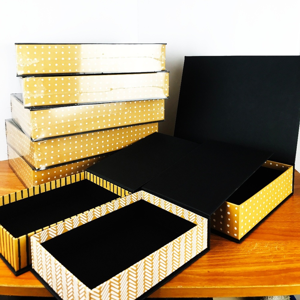 GIFTS IKEA Brown Desk Organizer 3-Box Set Lot 6